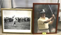 2 VINTAGE GOLF PHOTOS: BOBBY JONES,