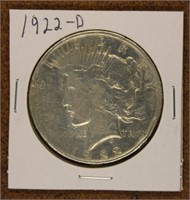 Peace Dollar 1922-D