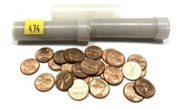 Lot, Lincoln cents, Unc., 126 pcs.