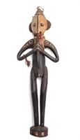 Exotic Chambri Peoples Carved Wood Flute or Wusear