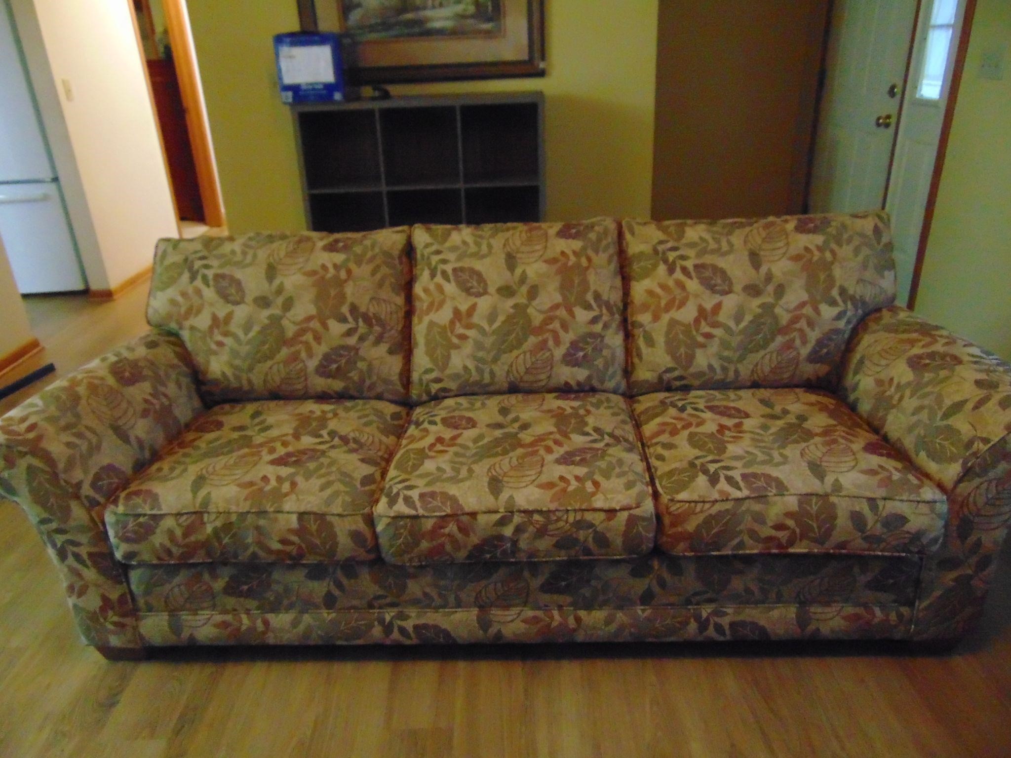 Sofa in good shape. No stains, rips or wear