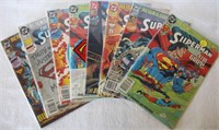 Lot of 8 Superman Comic Books