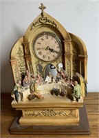 The Last Supper Mantle Wall Clock 13"