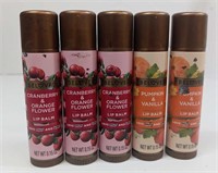 D1) 5 New Assorted Lip Balm Tubes