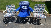 Colts Bag Chair & Folding Lawn Chairs