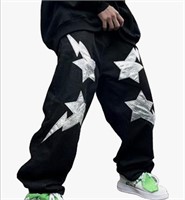New (Size L) Men Streetwear Jeans Grunge Hip Hop