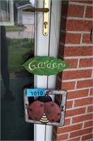 Tin Garden Sign