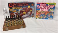 Chess Set, Iron Man Operation & Scavenger Hunt