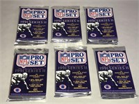 1991 Pro Set Series 2 Football Sealed Wax Packs
