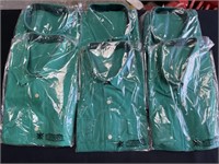 (6) NEW Industrial Work Shirts, Green