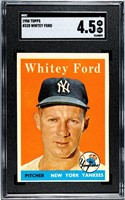 1958 Topps Whitney Ford #320 Grade 4.5