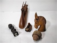Hand Carved Wooden Figures Animals