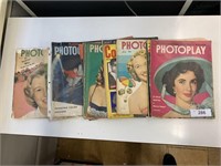 Vintage 1940s Photoplay Magazines.