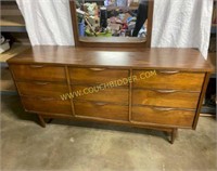 Mid-Century Dresser with Mirror