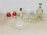 misc glass ornaments