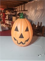 Blow mold pumpkin with light