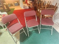 5 Folding chairs