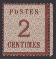 France Stamps #N9 Mint Hinged fresh 1870 occupatio