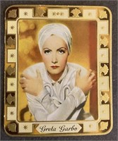 GRETA GARBO: Embossed Tobacco Card (1934)
