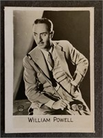 WILLIAM POWELL.: ORAMI Tobacco Card (1931)