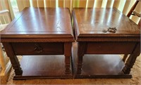 Vintage Side Tables 24x30x21
