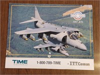 1997 TIME ELECTRONICS JET CALENDAR