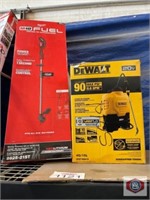 2 pcs; assorted Milwaukee and DeWALT tools