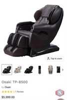 1 pcs; Osaki - TP-8500 Massage Chair chair has