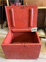 Vintage Wood Storage Box