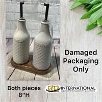 Ceramic Oil & Vinegar Dispensers w Pour Spouts