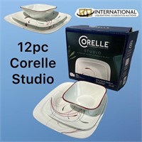 12 pc Corelle Studio Dinnerware Set