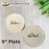 9' Gather & Thankful Plates