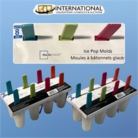 2 sets of 8 Ice Pop Molds