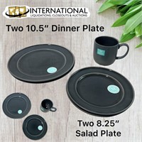 Martha Stewart Dinner Plates, Side Plates & Mug