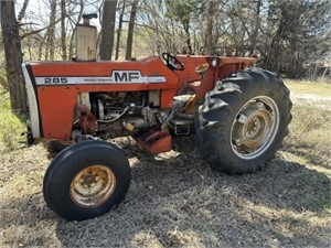 MF 285 diesel with loader (not attached)