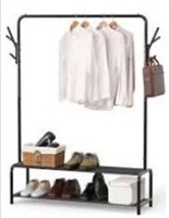 Simplehouseware Garment Rack With Storage Shelves