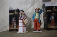 2 Emmett Kelly Clowns