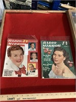 December 1950 & April 1954 Radio-TV Guides