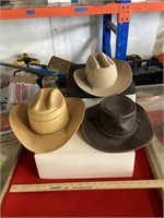 Three Cowboy Hats