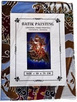 Set of 3 Hand Painted Batik