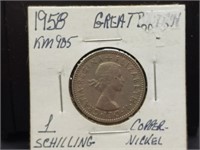 1958 great Britain coin