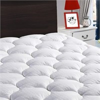 LEISURE TOWN King Mattress Pad Cover Cooling