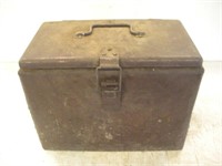 Vintage Metal Cooler  16x9x12 Inches