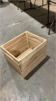 Amish handmade wooden crate