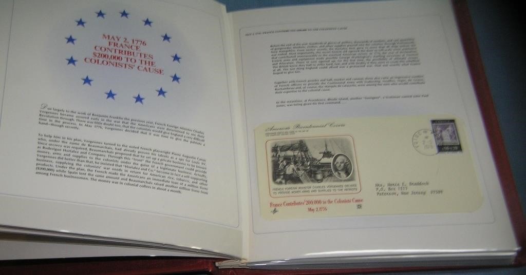 American Bicentennial stamp and cover collection