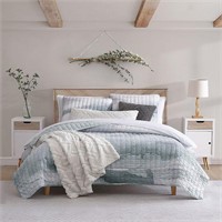 Koolaburra Quilt Set+Shams, Grey, Full/Queen $149