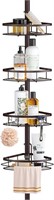 SEIRIONE Rustproof Shower Corner Caddy Organizer