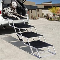 Extra Wide Dog Stairs for Large Dogs, Foldable Do