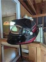 Crosstec XL snowmobile helmet with lights