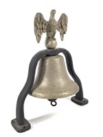 Cast Metal Bell w/ Eagle Figure Atop
